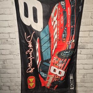 Dale Earnhardt Jr #8 Budweiser NASCAR Racing Flag Banner 2002